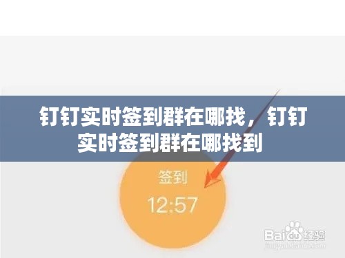 釘釘實(shí)時(shí)簽到群在哪找，釘釘實(shí)時(shí)簽到群在哪找到 