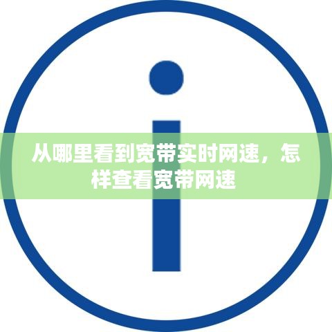 從哪里看到寬帶實(shí)時(shí)網(wǎng)速，怎樣查看寬帶網(wǎng)速 