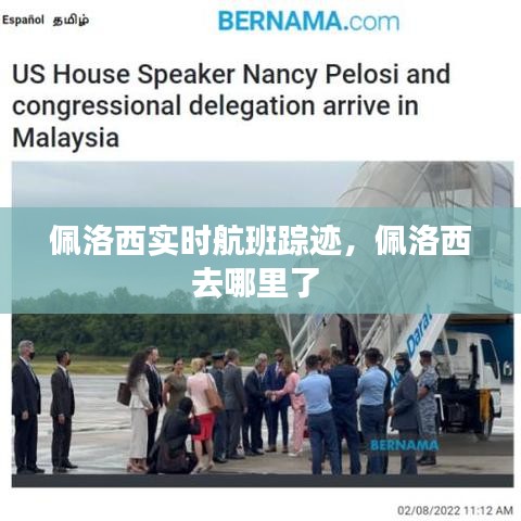 佩洛西實(shí)時(shí)航班蹤跡，佩洛西去哪里了 
