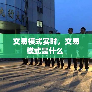 交易模式實(shí)時(shí)，交易模式是什么 