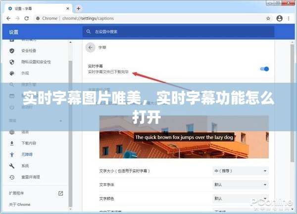 實時字幕圖片唯美，實時字幕功能怎么打開 