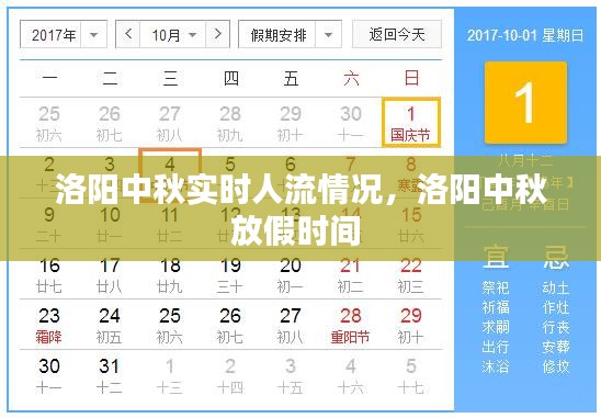 洛陽中秋實時人流情況，洛陽中秋放假時間 