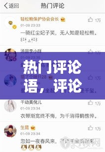 熱門評(píng)論語，評(píng)論熱門的句子 