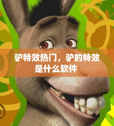 驢特效熱門，驢的特效是什么軟件 