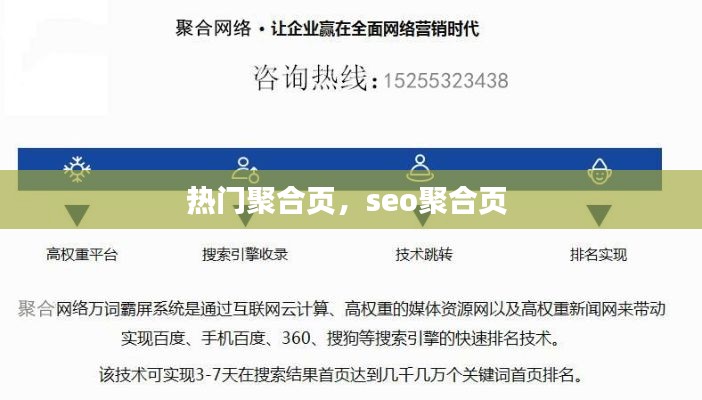 熱門聚合頁，seo聚合頁 