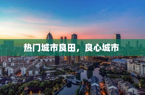 熱門城市良田，良心城市 