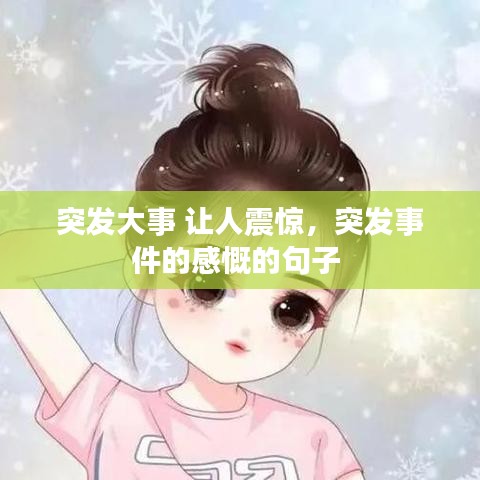 突發(fā)大事 讓人震驚，突發(fā)事件的感慨的句子 
