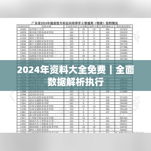 2024年資料大全免費(fèi)｜全面數(shù)據(jù)解析執(zhí)行