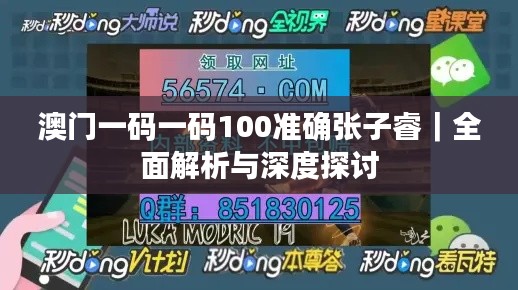 澳門一碼一碼100準確張子睿｜全面解析與深度探討