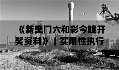 《新奧門六和彩今晚開(kāi)獎(jiǎng)資料》｜實(shí)用性執(zhí)行策略講解