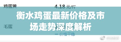 衡水雞蛋最新價格及市場走勢深度解析
