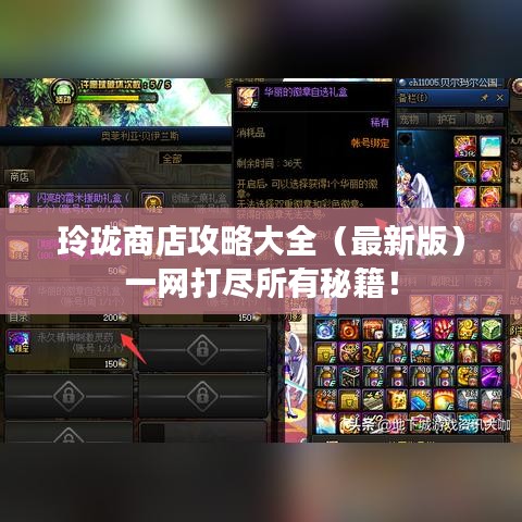 玲瓏商店攻略大全（最新版）一網(wǎng)打盡所有秘籍！