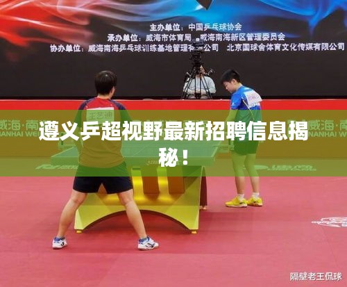 遵義乒超視野最新招聘信息揭秘！