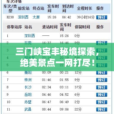 三門峽寶豐秘境探索，絕美景點一網(wǎng)打盡！