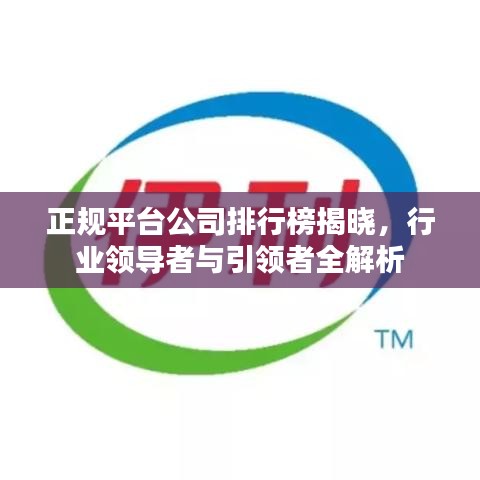 正規(guī)平臺公司排行榜揭曉，行業(yè)領(lǐng)導(dǎo)者與引領(lǐng)者全解析