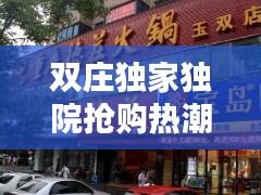 雙莊獨家獨院搶購熱潮，私人空間獨特魅力盡享生活