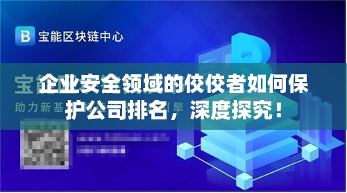 企業(yè)安全領(lǐng)域的佼佼者如何保護(hù)公司排名，深度探究！