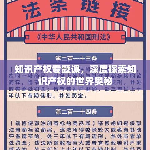 知識產(chǎn)權(quán)專題課，深度探索知識產(chǎn)權(quán)的世界奧秘